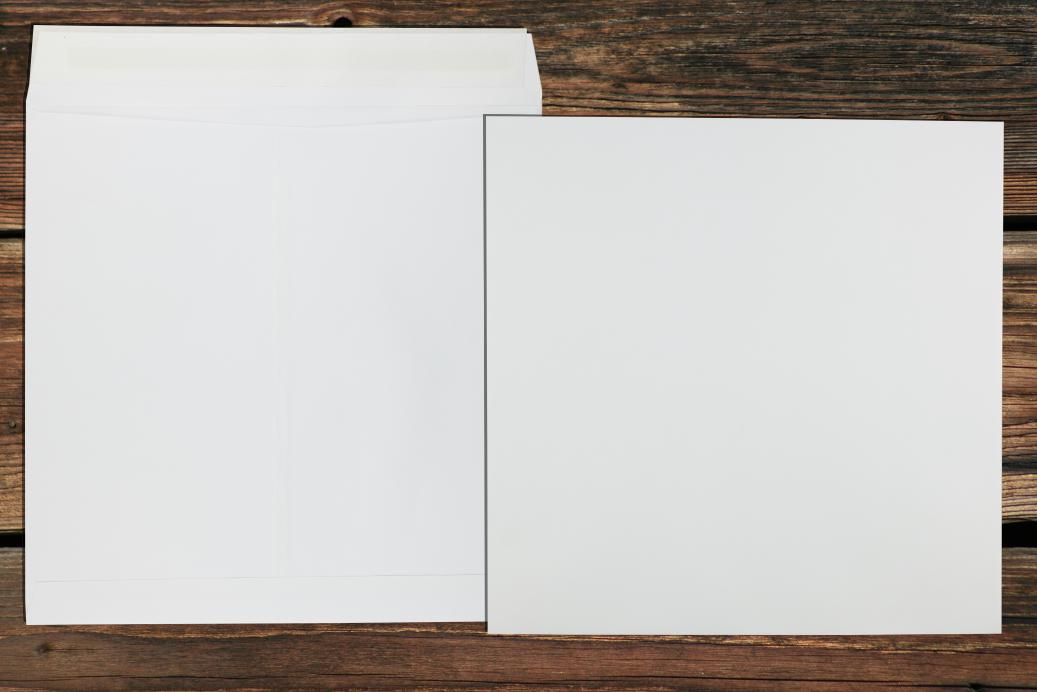 Versandtaschen 300x300 mm Haftklebend Weiß 150 g/qm